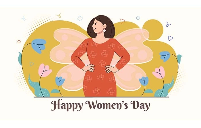 2D Character Illustration Of Womens Day Illustration
