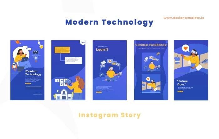 After Effects Modern Technology Instagram Story