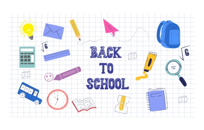 Animated Back To School Element Pack After Effects Template