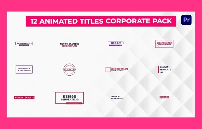 Animated Titles Corporate Pack