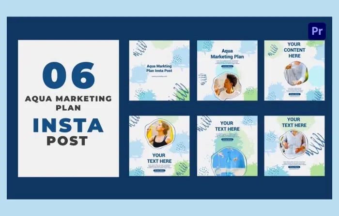 Aqua Marketing Plan Instagram Post