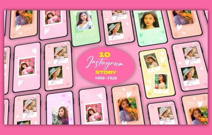 Beautiful Instagram Frames After Effects Template
