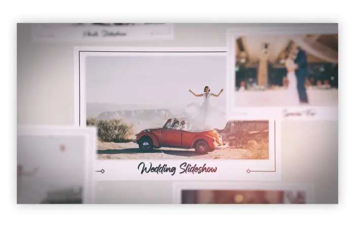 Beautiful Wedding Memories Photo Slideshow
