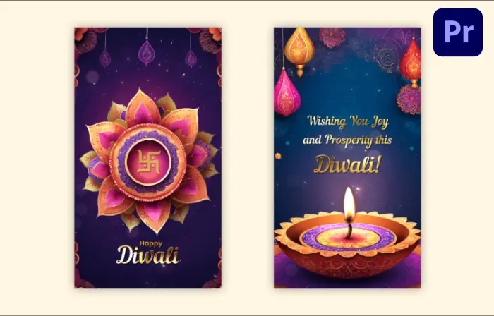 Best 3D Design Diwali Wishes Instagram Story Template