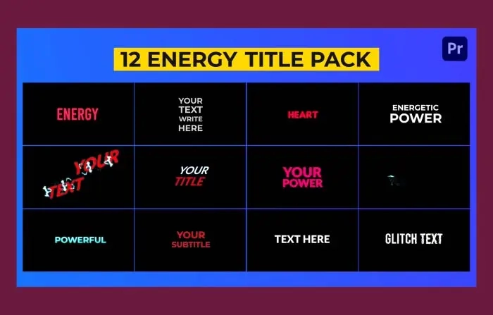 Best Energetic Titles Pack