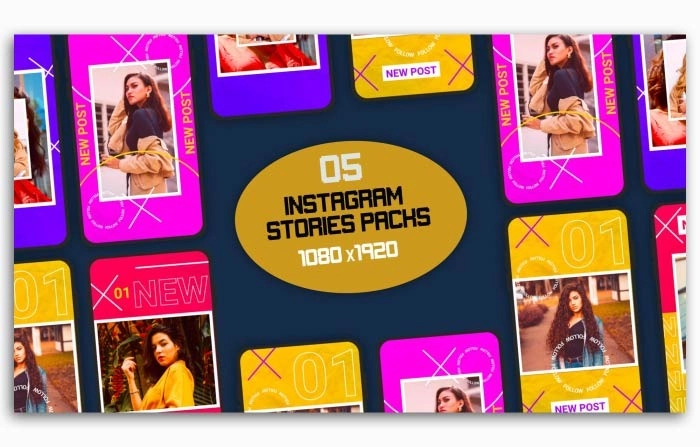 Best Instagram Story Frames After Effects Template