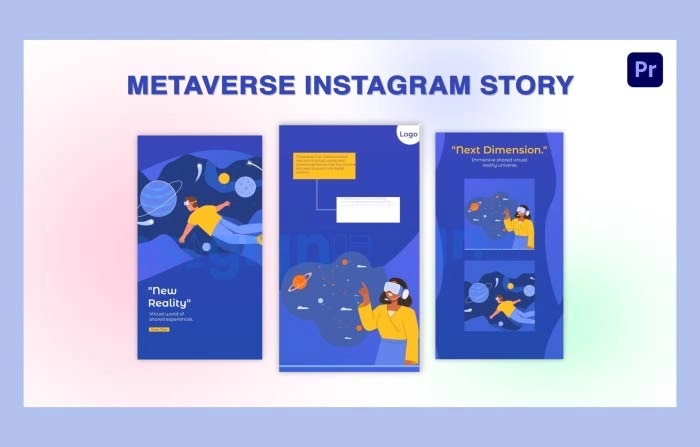 Best Metaverse Instagram Story Premiere Pro Template