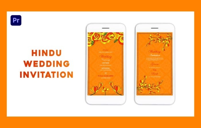 Best Traditional Hindu Wedding Invitation Premiere Pro Template