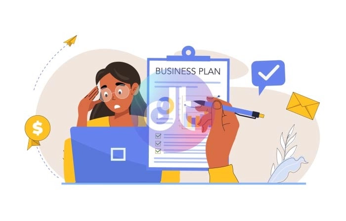 Business And Finance 2D Animation Scene