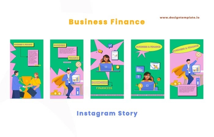 Business And Finance After Effects Instagram Story