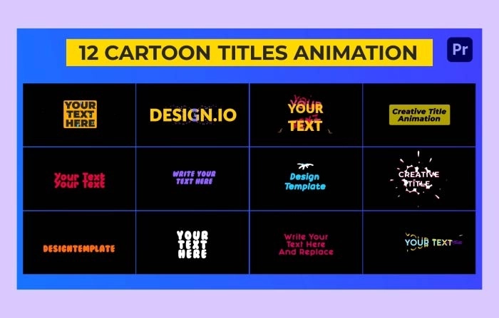 Cartoon Animation Titles Pack