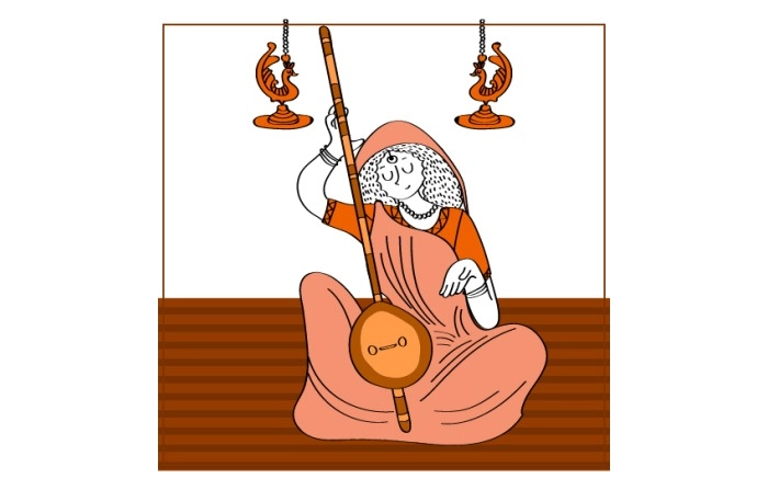 Celebrate Sant Meerabai Jayanti With An Illustration Of The Spiritual Icon