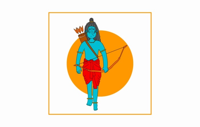 Celebrate The Victory Of Lord Ram With These Beautiful Dussehra Illustration image