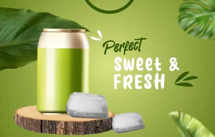 Cold Drink Can Presentation Motion Poster