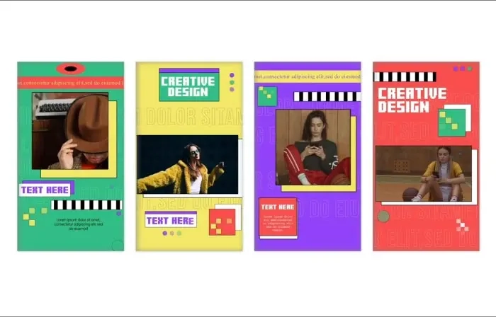 Colorful Creative Fashion Instagram Story After Effects Template