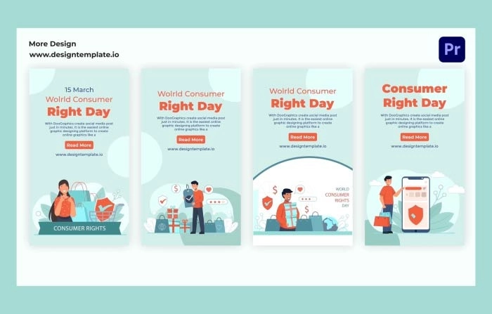 Consumer Right Day Instagram Story Premiere Pro Template