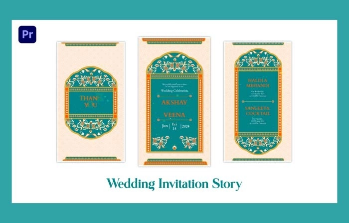 Create A Memorable Wedding Invitation Story With Premiere Pro Template
