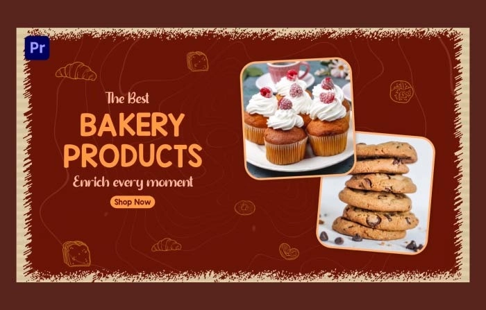 Create A Stunning Bakery Product Slideshow With Premiere Pro Template