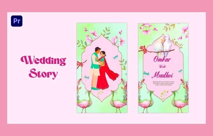 Create Stunning Wedding Invitations In Premiere Pro With Instagram Stories Template