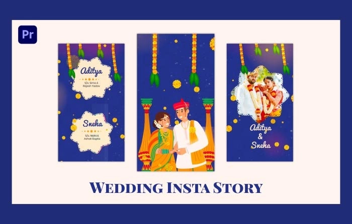Create The Perfect Wedding Invitation Instagram Story With Premiere Pro Template