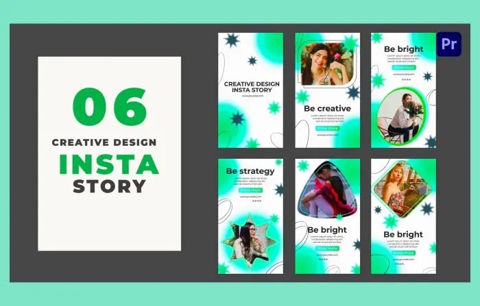 Creative Gradient Design Instagram Story