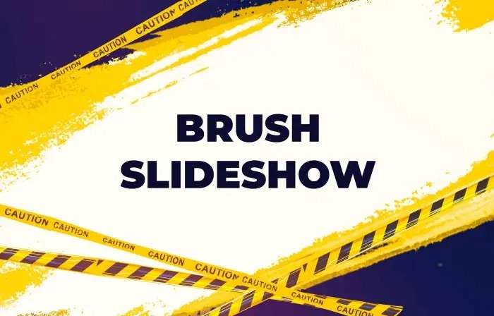 Crime Brush Design Slideshow Template