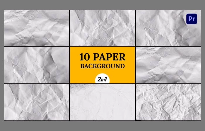 Crumpled Texture Paper Animated Background