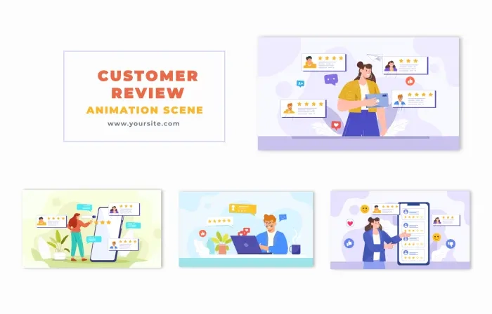 Customer Review for Business Eye Catching Character Animation Scene