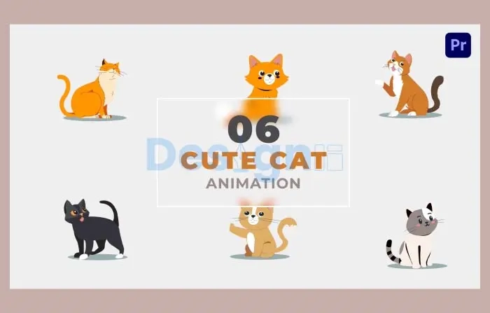 Cute and Funny Cats Animation Scenex