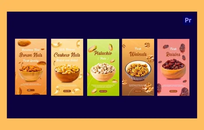 Dry Fruits Instagram Story Template