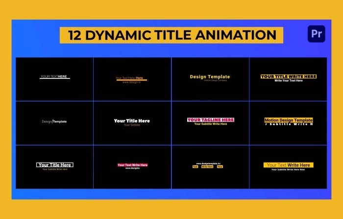 Dynamic Title Animation