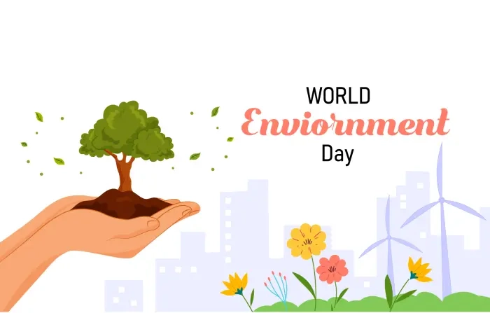 Environment Day Character Illustration image