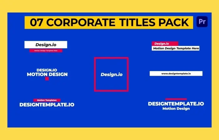 Eye Catching Corporate Titles Pack