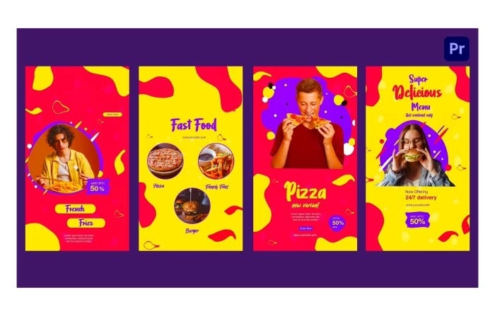 Fast Food Instagram Story