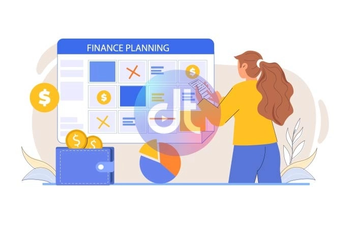 Finance Planning And Management Animation Scene