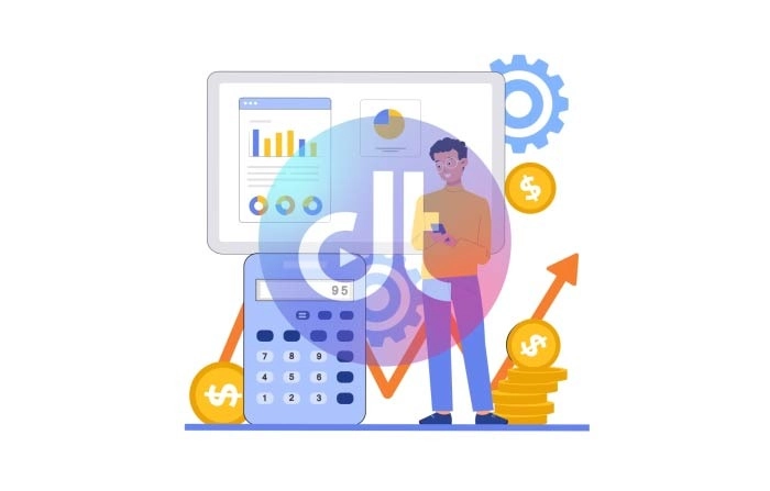 Financial Accounting Animation Scene