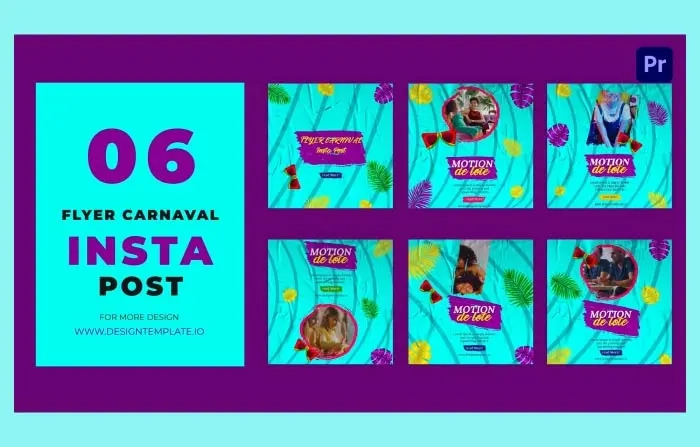 Flyer Carnival Paper Instagram Post