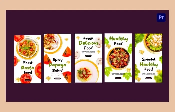 Fresh Food Instagram Story