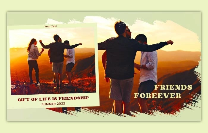 Friends Memories After Effects Slideshow Template