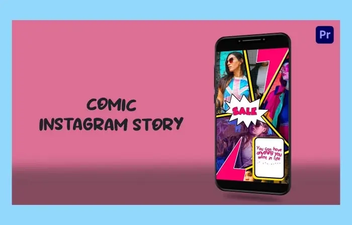 Funky Comic Instagram Story Template
