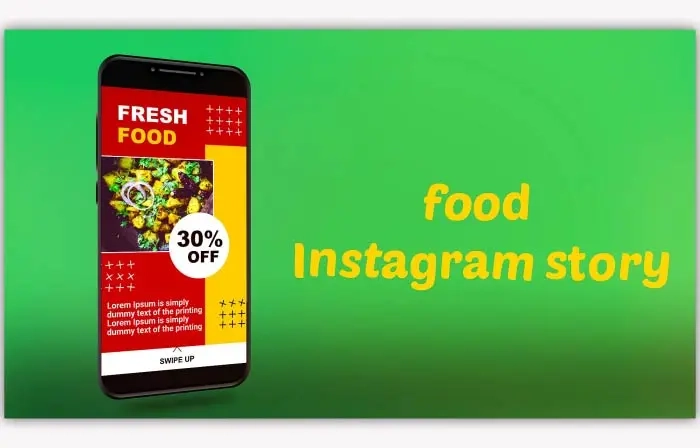 Funky Food Instagram Story Template