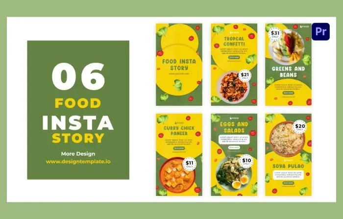 Funky Food Promo Instagram Story