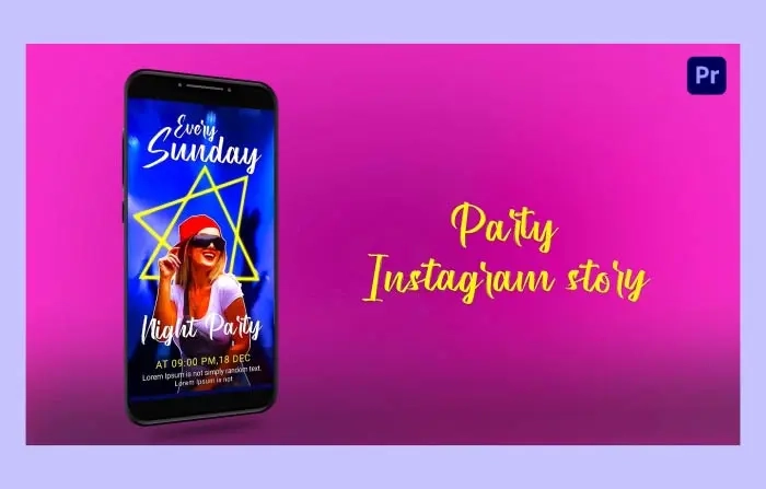 Funky Party Instagram Story