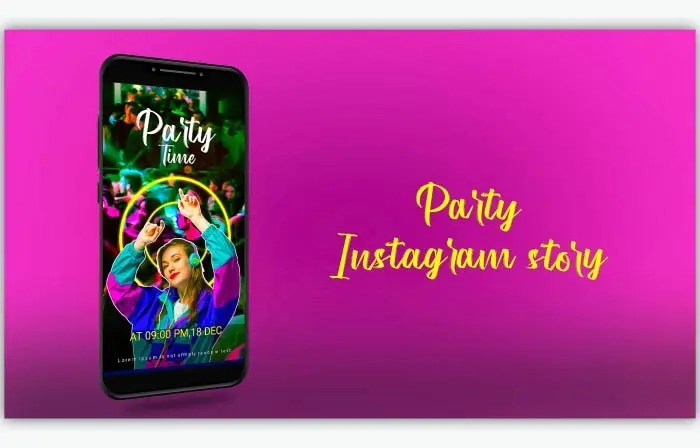 Funky Party Instagram Story Template