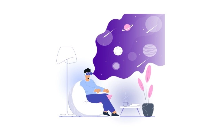 Get Creative And Eye Catching Virtual Reality Illustration