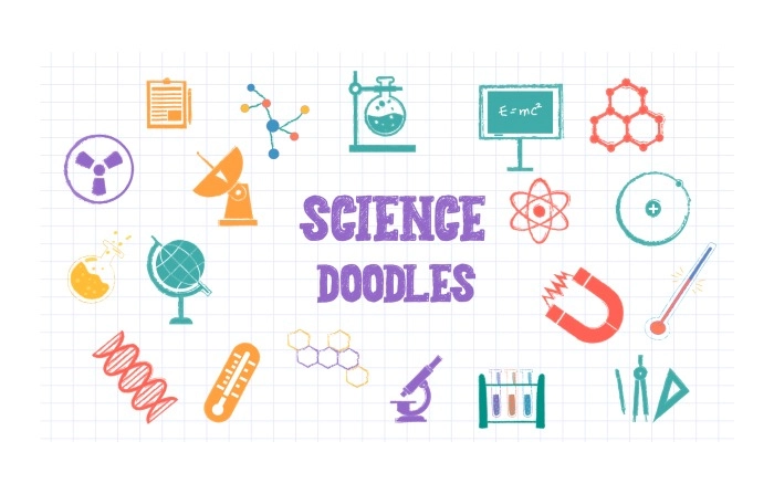 Get The Creative 2D Science Doodles Element