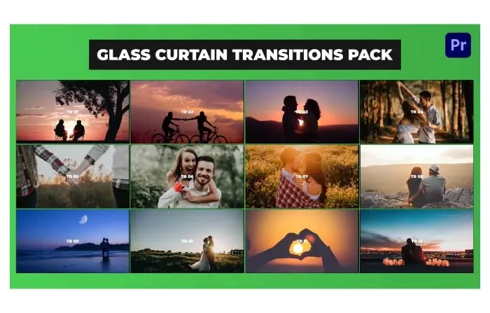 Glass Curtain Transitions Pack