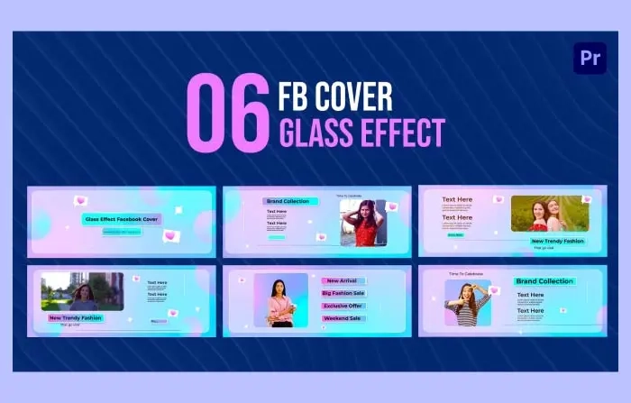 Glass Effect Fashion Facebook Cover