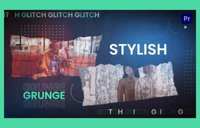 Glitch Paper Fashion Intro