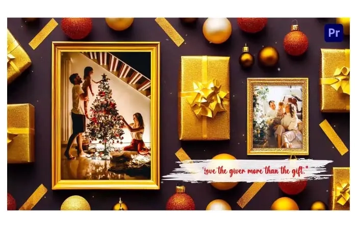 Golden Christmas Wishes Slideshow